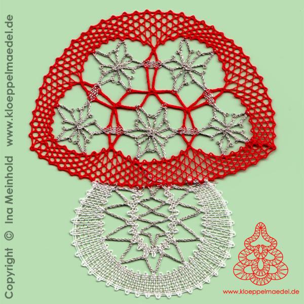 494 Klöppelbrief Fliegenpilz "Nostalgie"